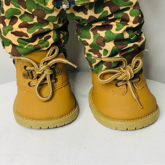 Build a Bear 2009 18” dog in camouflage fatigues and boots L4 - Picture 5 of 5